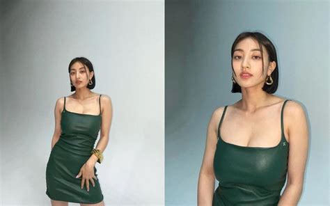 TWICE S Jihyo Flaunts Her Alluring Beauty In A Tight Green Dress Allkpop