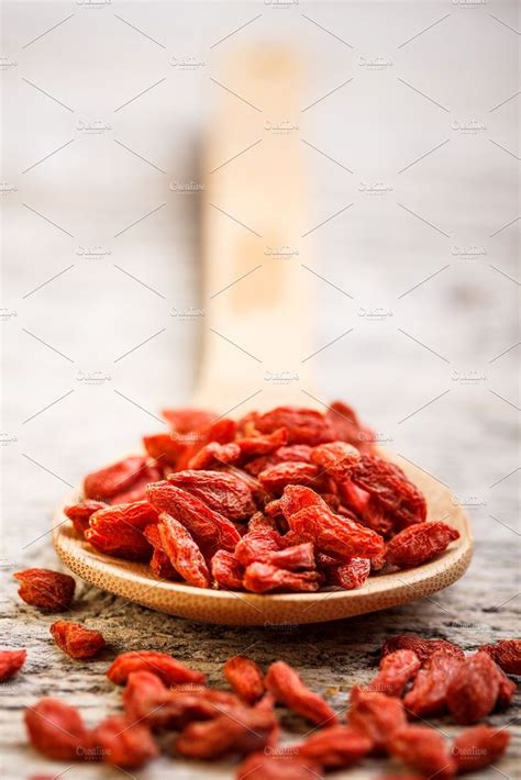 Dried goji berries featuring goji, berry, and tablespoon | Dried goji ...