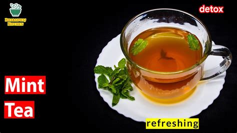 How To Make Refreshing Mint Tea Mint Ginger Tea Recipe YouTube