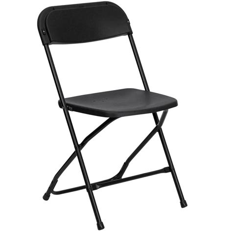 Flash Furniture Le L 3 Bk Gg Black Folding Chair