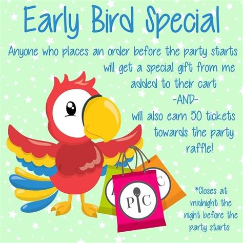 Early Bird Special Pampered Chef Party Ideas