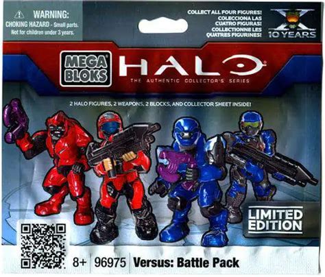 Mega Bloks Halo The Authentic Collectors Series Versus Battle Pack Minifigure Mystery Pack 2