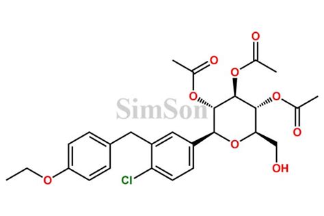 Dapagliflozin Triacetate CAS No 1443341 94 3 Simson Pharma Limited