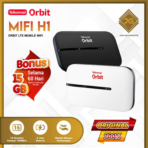 Jual Telkomsel Orbit Mifi H Modem Huawei E Free Kuota Garansi