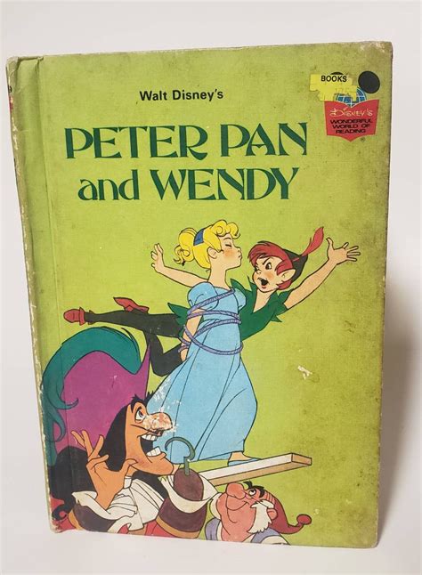 Peter Pan And Wendy Vintage 1981 Disneys Wonderful World Etsy Finland