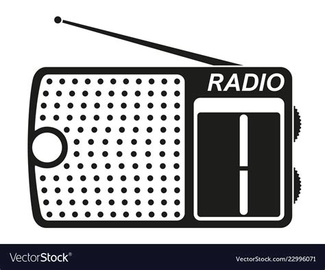 Radio Clipart Black And White