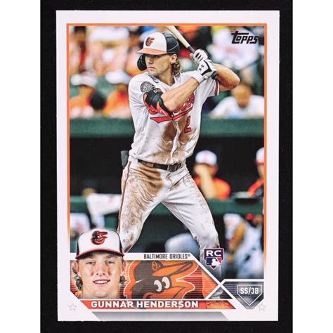 Gunnar Henderson 2023 Topps 206 RC Pristine Auction