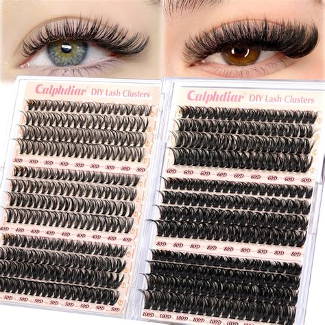 Fluffy Lash Clusters Kit 12 18mm Cluster Eyelash Extensions 100d Volume Individual