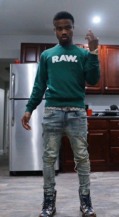 Pin By Lexi On Roddy Ricch Swag Outfits Men Streetwear Men Outfits