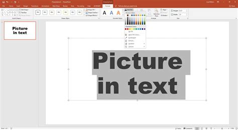 How To Add A Picture Inside The Text On A Powerpoint Slide