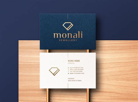 Modern And Luxury Business Card Mockup Premium Psd By Mithun Mitra On