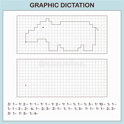 Dictado Gráfico Juegos Educativos Para Niños Ilustración Del Vector Ilustración De Tarea