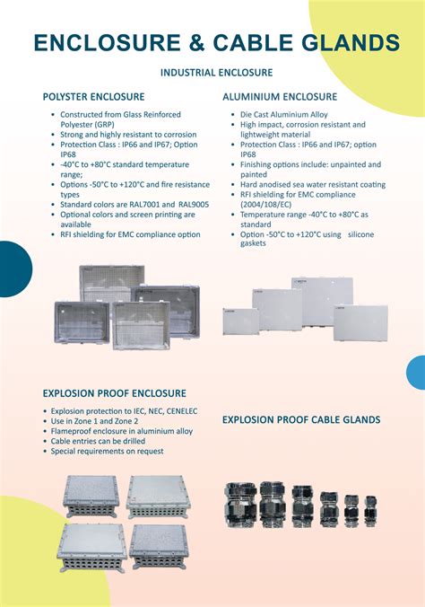 Halaman Enclosure Cable Glands Pt Mega Power Electrindo