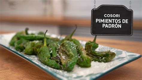 Receta Pimientos de padrón en freidora sin aceite Cosori