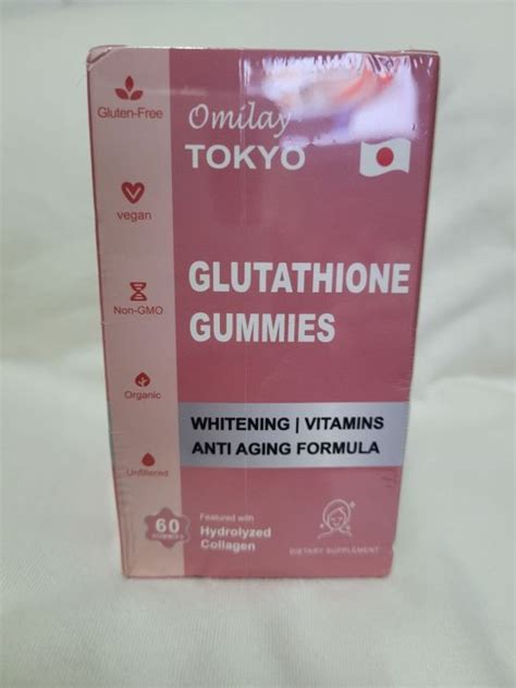 Omilay Tokyo Glutathione Gummies Whitening Anti Aging Collgen