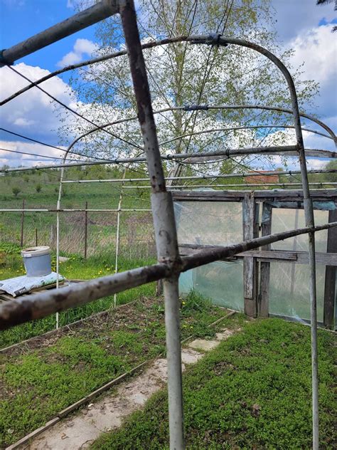 Stelaż tunel foliowy namiot ogrodowy konstrukcja namiotu foliowego