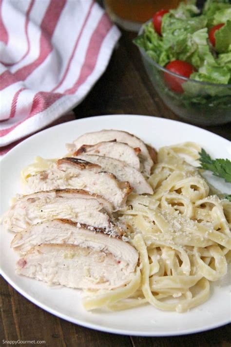 Grilled Chicken Alfredo Pasta Snappy Gourmet