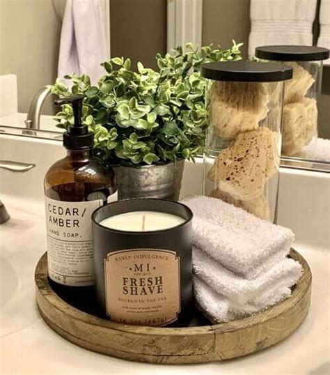 23 Bathroom Counter Decor Ideas That Are Practical And Cute Bathroom