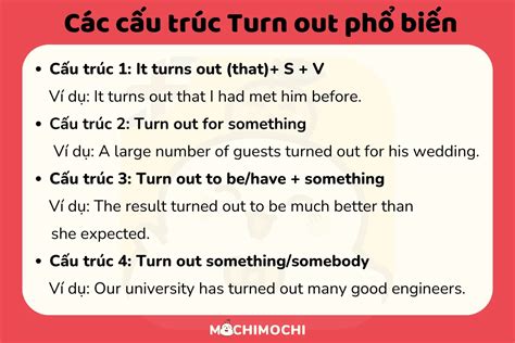 Turn out là gì? Các cấu trúc phổ biến đi với Turn out