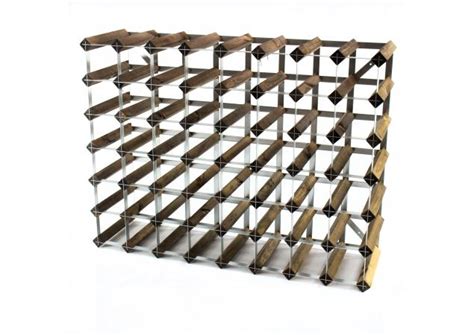 Classic Bottle Walnut Wine Rack Ready Assembled Cranville