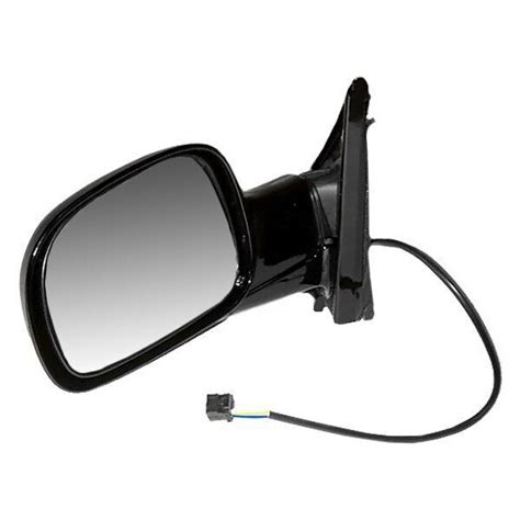 Mirror For Dodge Caravan Driver Side Power Non Heated Black