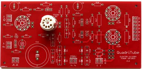 Ampli Quadritube D Elektor Push Pull El Page Technique