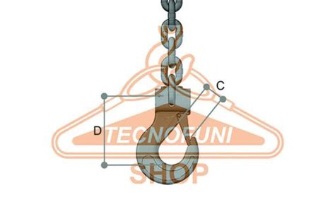 Tirante Catena Regolabile Bracci Con Ganci Sling Forcella Gr