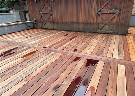 Nyc Residential Tigerwood Decking Caddetails