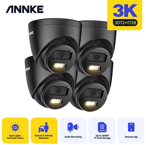 Annke K Dual Lights Ir Network Camera Built In Mic Double Light