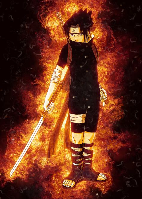 Naruto Anime And Manga Poster Print Metal Posters Displate