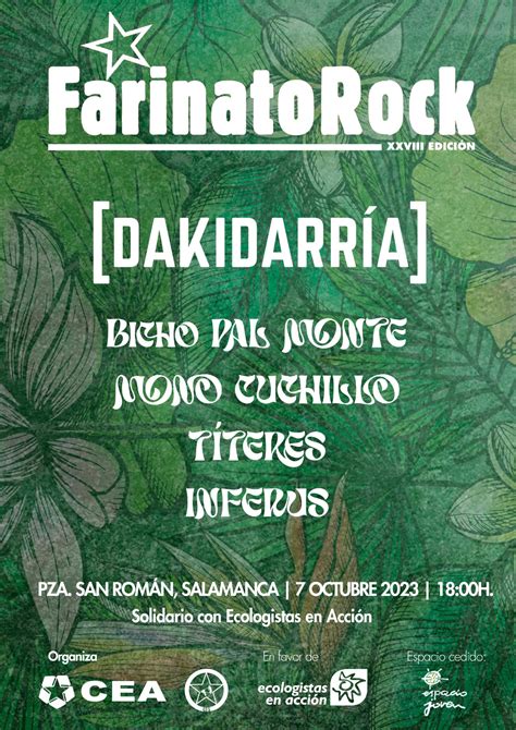 El Farinato Rock Celebra Su Xxviii Edici N El Pr Ximo De Octubre