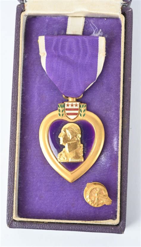 Sold Price Wwii Early Type Ii Usn Usmc Purple Heart W Box August