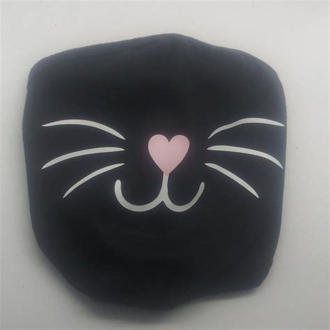 Cat Face Mask - Etsy