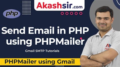 How To Send Email Using Phpmailer In Localhost Using Gmail Youtube