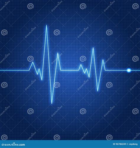 Electrocardiogram Stock Vector Illustration Of Electrical 96786249