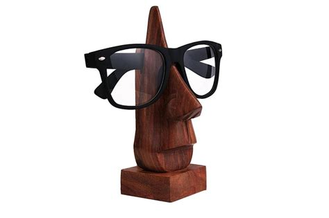 Handmade Wooden Nose Shaped Eyeglass Stand Specs Holder Sizedimension Height 6 Inches At Rs