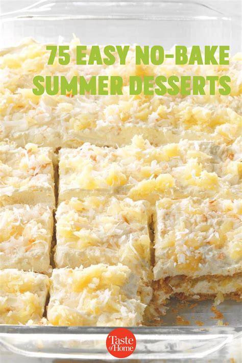 50 So Easy No Bake Summer Desserts No Bake Summer Desserts Easy