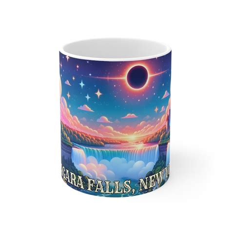 Niagara Falls Ny Total Eclipse Mug New York Eclipse Mug For April