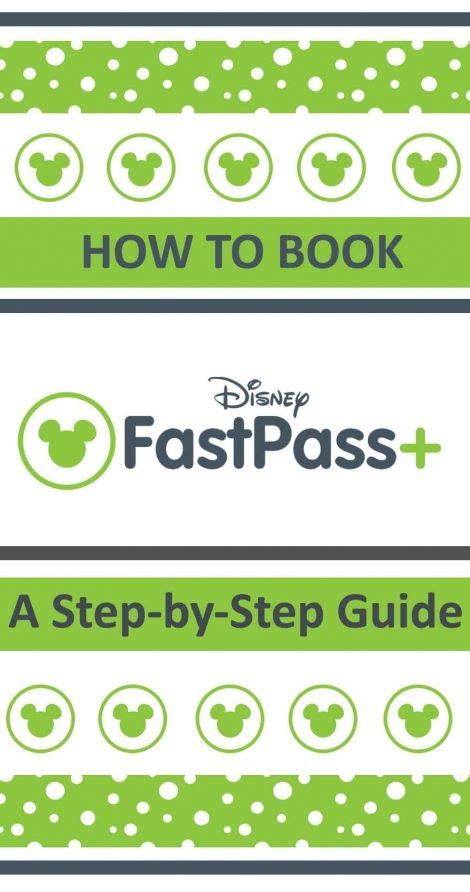 A Step By Step Guide To Booking Fastpass For Disney World In Florida A Easy How To Guide To