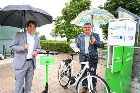 Stadtwerk am See eröffnet E Ladestation in Friedrichshafen b4bschwaben de