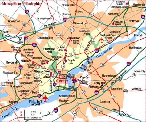 Philadelphia Subway Map - ToursMaps.com