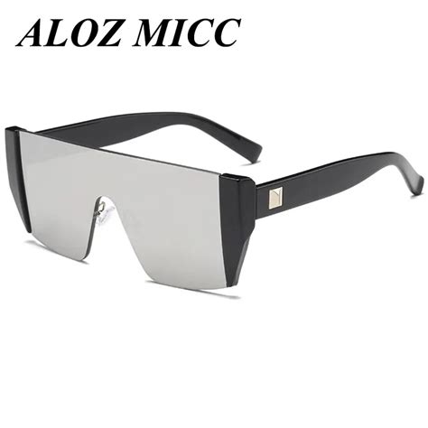 Aloz Micc Fashion Men Frameless Sunglasses Women Personality Street Snap Sun Glasses Pc Frame