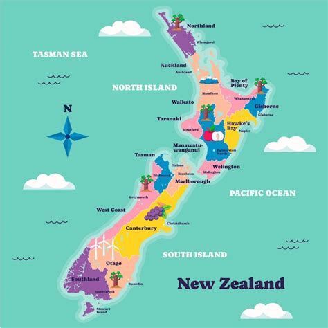 New Zealand Country Vectors & Illustrations for Free Download | Freepik