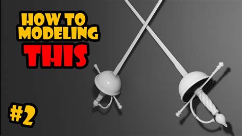 How To 3D Modeling A Rapier Sword In Blender For Beginners Fast And