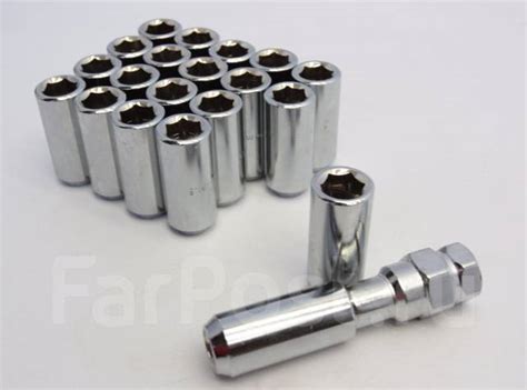 Комплект гаек 20шт. M14-1.5 под внутренний шестигранник. 45мм [20084 ...