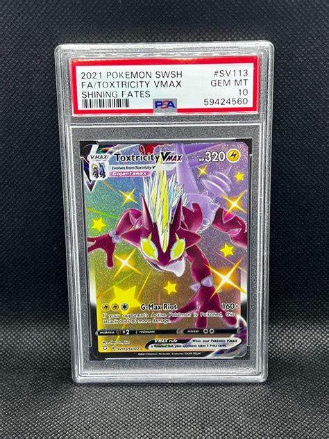 Mavin TOXTRICITY VMAX 2021 Pokemon SWSH SV113 Shining Fates Full Art