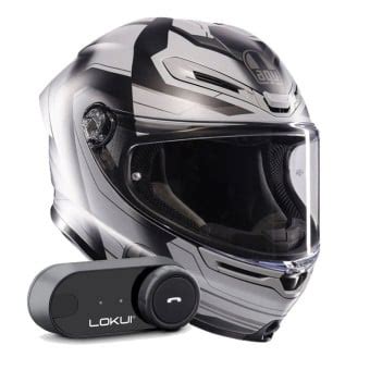 Pack Casque Kit Bluetooth Et Intercom Agv K S Ultrasonic Matt