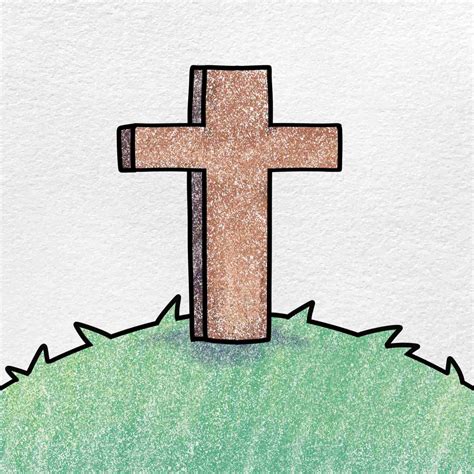 How to Draw a Cross - HelloArtsy