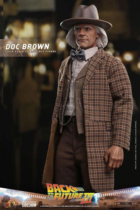 Doc Brown MMS617 Hot Toys Figure Back To The Futur 3