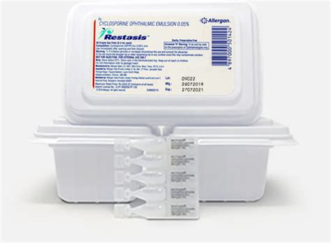 Restasis. Brand Restasis Cyclosporine eye drops by Allergan online